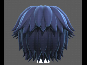 Base Hair for Boy V20 3D Model