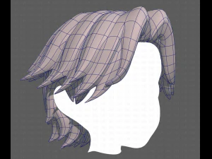 Base Hair for Boy V20 3D Model