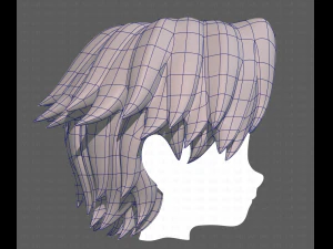 Base Hair for Boy V20 3D Model