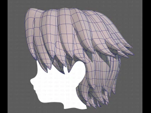 Base Hair for Boy V20 3D Model