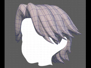 Base Hair for Boy V20 3D Model