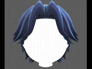 Base Hair for Boy V20 3D Model