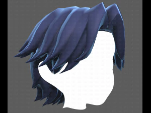 Base Hair for Boy V20 3D Model