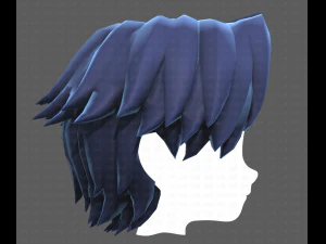 Base Hair for Boy V20 3D Model