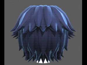 Base Hair for Boy V20 3D Model
