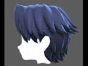 Base Hair for Boy V20 3D Model