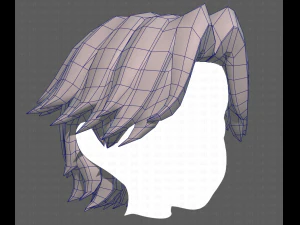 Base Hair for Boy V20 3D Model