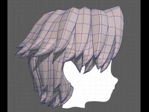 Base Hair for Boy V20 3D Model