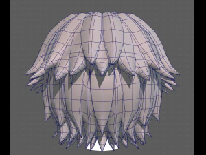 Base Hair for Boy V20 3D Model