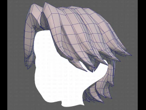 Base Hair for Boy V20 3D Model