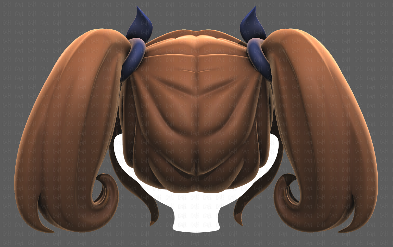 Base Hair for girl V11 3D Model in Clothing 3DExport