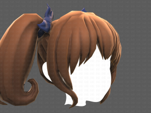 Base Hair for girl V21 Modèle 3D