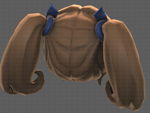 Base Hair for girl V21 Modèle 3D