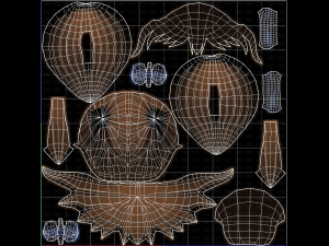 Base Hair for girl V21 Modèle 3D