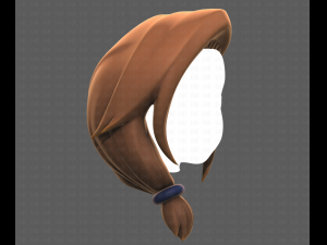 Base Hair for girl V22 3Dモデル