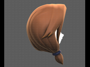 Base Hair for girl V22 3Dモデル