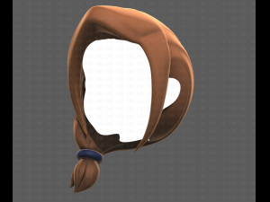 Base Hair for girl V22 3Dモデル