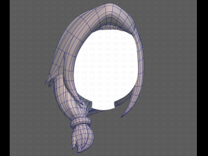 Base Hair for girl V22 3Dモデル