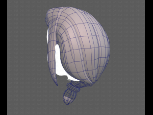 Base Hair for girl V22 3Dモデル