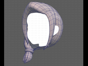 Base Hair for girl V22 3Dモデル