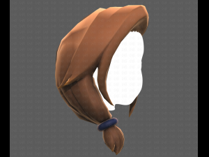 Base Hair for girl V22 3Dモデル