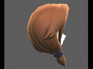 Base Hair for girl V22 3Dモデル