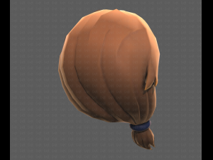 Base Hair for girl V22 3Dモデル