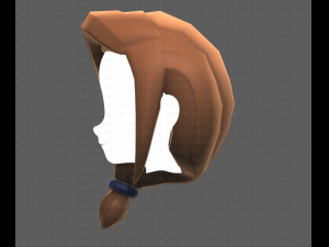 Base Hair for girl V22 3Dモデル