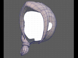Base Hair for girl V22 3Dモデル