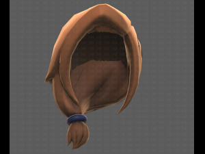 Base Hair for girl V22 3Dモデル