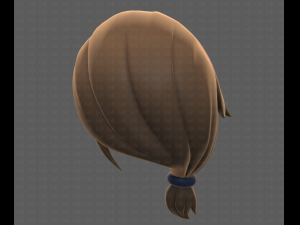 Base Hair for girl V22 3Dモデル