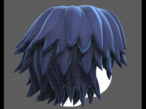 Base Hair for Boy V21 3D 模型
