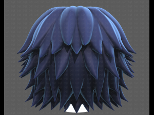 Base Hair for Boy V21 3D 模型