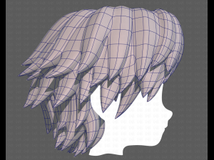 Base Hair for Boy V21 3D 模型