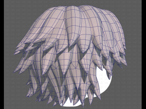 Base Hair for Boy V21 3D 模型