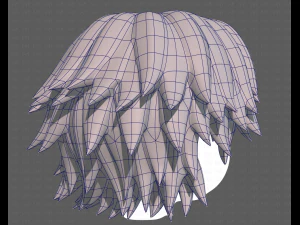 Base Hair for Boy V21 3D Model