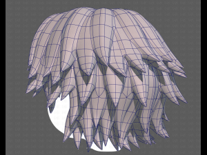 Base Hair for Boy V21 3D 模型