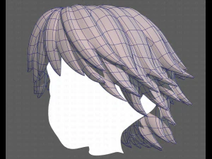Base Hair for Boy V21 3D Model