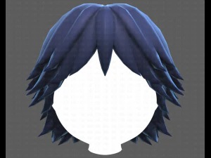 Base Hair for Boy V21 3D Model