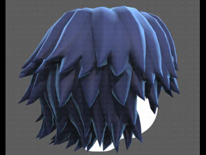Base Hair for Boy V21 3D Model
