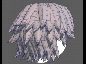 Base Hair for Boy V21 3D 模型