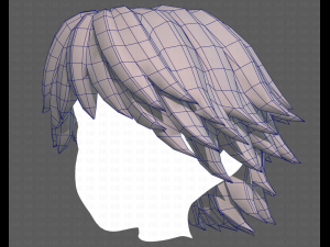 Base Hair for Boy V21 3D 模型