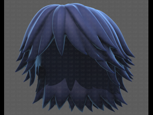 Base Hair for Boy V21 3D 模型