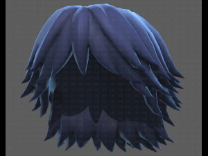 Base Hair for Boy V21 3D Model