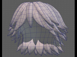 Base Hair for Boy V21 3D Model