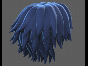Base Hair for Boy V21 3D 模型