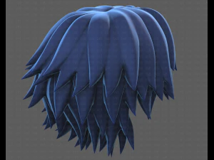 Base Hair for Boy V21 3D Model