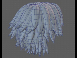 Base Hair for Boy V21 3D Model