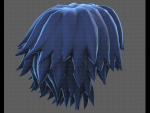 Base Hair for Boy V21 3D 模型