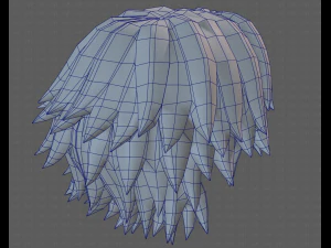 Base Hair for Boy V21 3D Model
